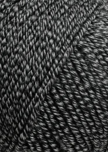 Merino 120 schwarz/grau mouliné